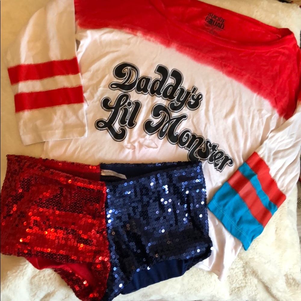 harley quinn costume set